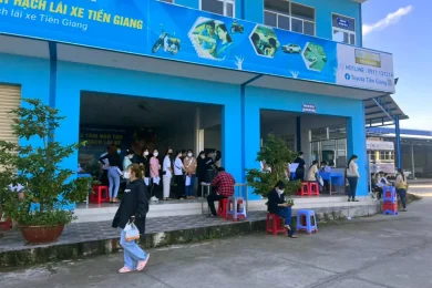 hình ảnh trung tâm đào tạo và sát hạch lái xe Tiền Giang