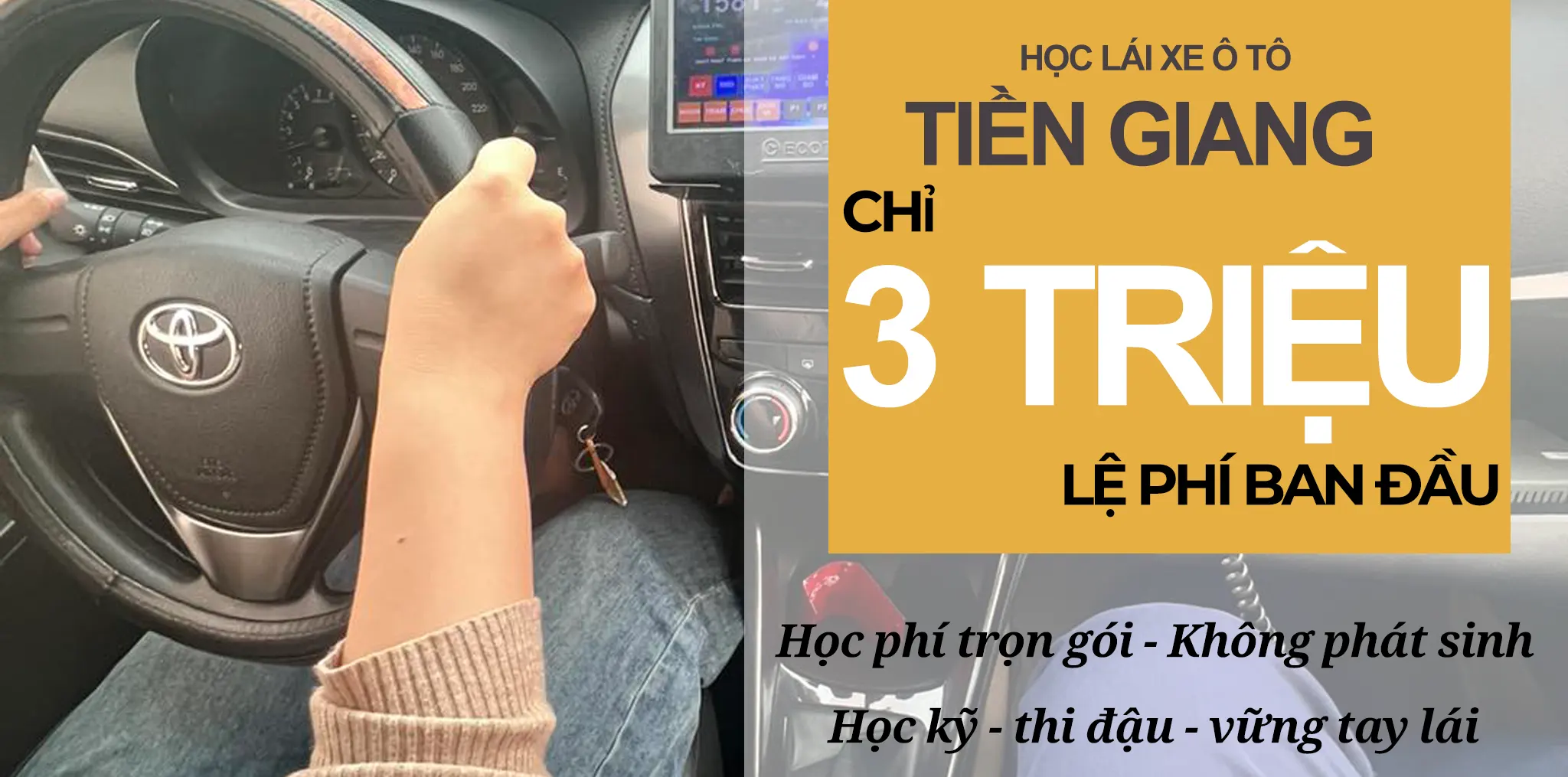 học lái xe lệ phí 3 triệu